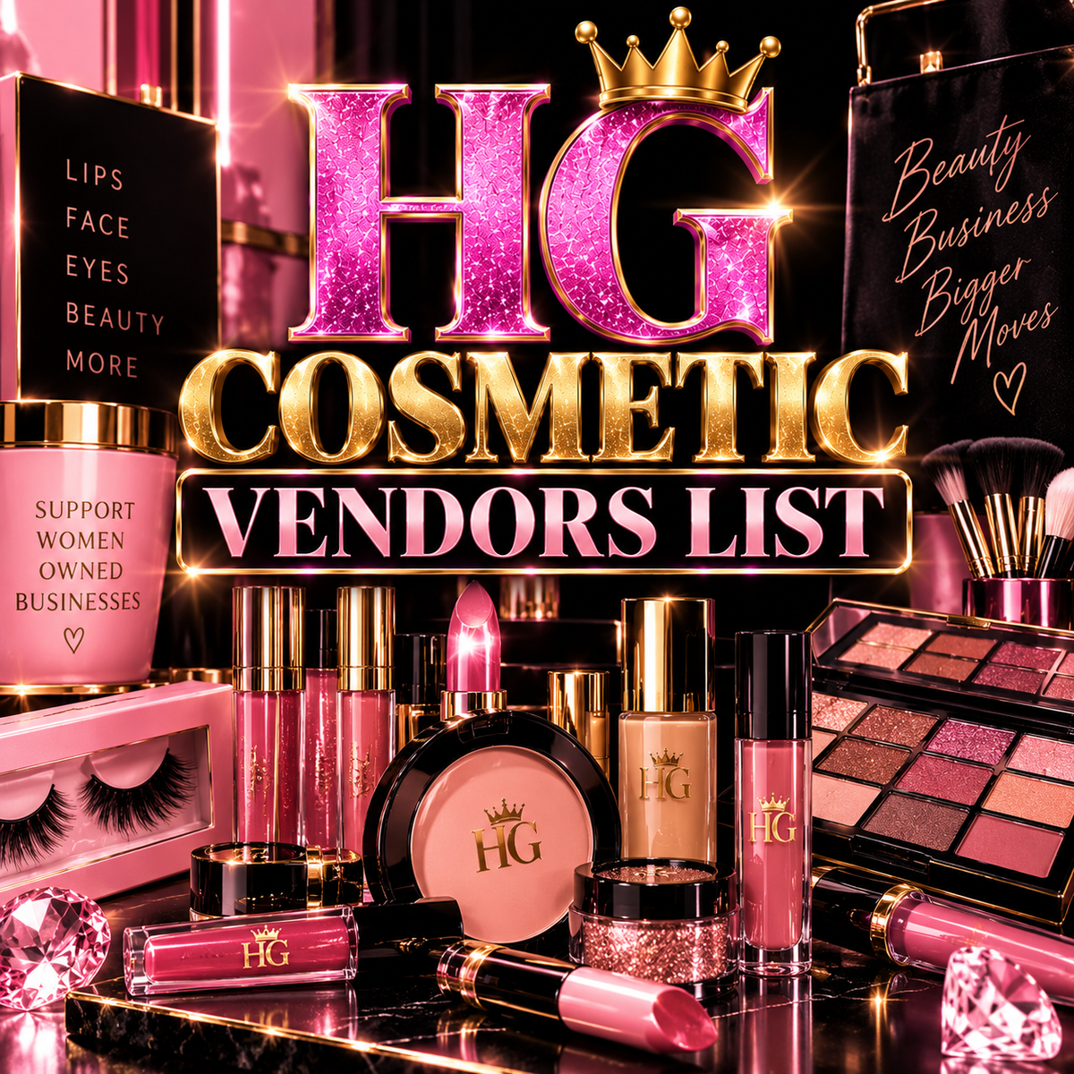HG COSMETICS VENDORS